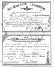 Marriage Cert - David Musselman & Mollie Biggs