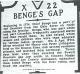 VA Historical Marker X-22, Benge's Gap VA Historical Marker X-22, Benge's Gap